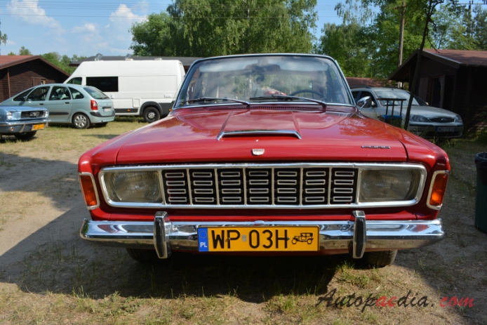 Ford M-Series 4th generation (P7) 1967-1968 (1967 20M 2000S sedan 4d), front view