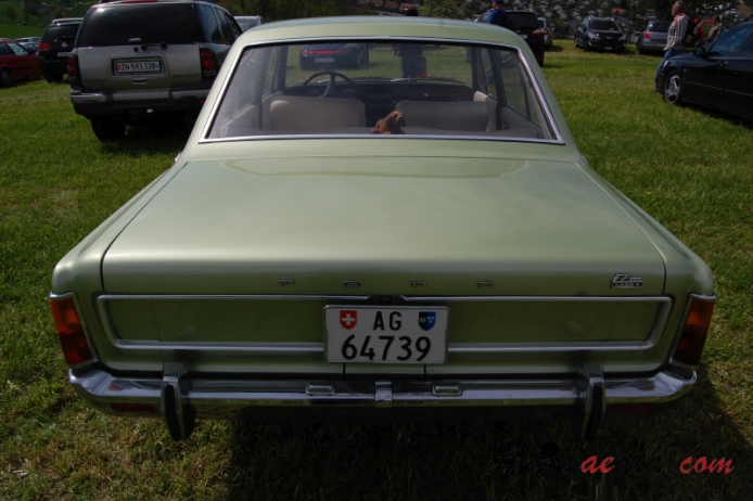Ford M-Series 5th generation (P7b) 1968-1971 (17M 2000S sedan 4d), rear view