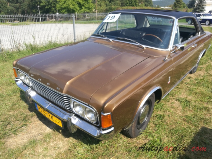 Ford M-Series 5th generation (P7b) 1968-1971 (1970 26M 2300 hardtop 2d), left front view