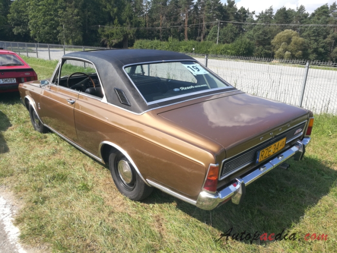 Ford M-Series 5th generation (P7b) 1968-1971 (1970 26M 2300 hardtop 2d),  left rear view