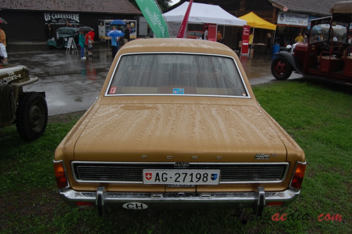 Ford M-Series 5. generacja (P7b) 1968-1971 (20M 2300S XL sedan 4d), tył