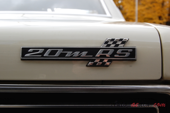 Ford M-Series 5th generation (P7b) 1968-1971 (20M RS Coupé 2d), rear emblem  