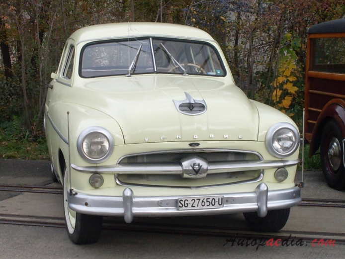 Ford Vendôme 1952-1954, przód