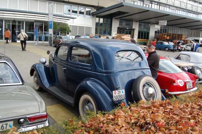 Ford Model 48 (Ford V8) 1935-1936 (1935 saloon 2d), lewy tył