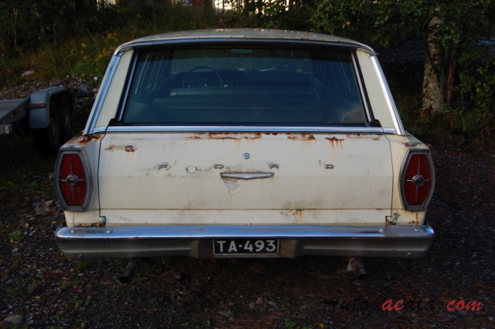 Ford Country Sedan 5th generation 1965-1968 (1965 estate 5d), rear view
