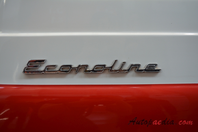 Ford E-Series (Econoline) 1. generacja 1961-1967 (1963 pickup 2d), emblemat bok 