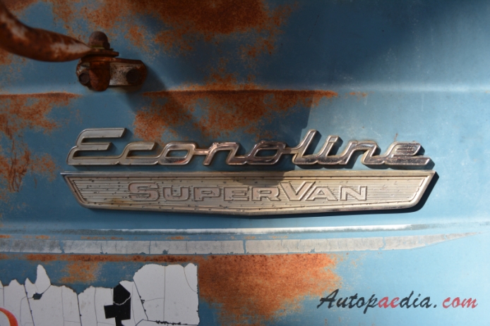 Ford E-Series (Econoline) 1st generation 1961-1967 (1965-1966 Supervan 4d), side emblem 