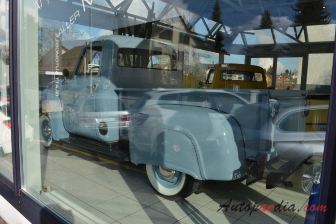 Ford F-series 2nd generation 1953-1956 (1953 V8 F-100),  left rear view