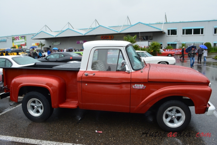 Ford F-series 4th generation 1961-1966 (1965 F-100 pickup 2d), right side view