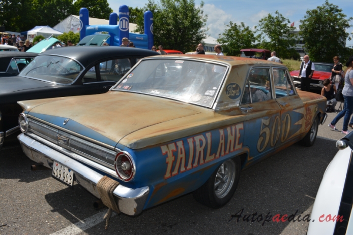 Ford Fairlane 4th generation 1962-1965 (1963 500 sedan 4d), right rear view