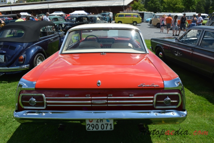 Ford Fairlane 4th generation 1962-1965 (1965 Fairlane 500 Sports Coupé 289 hardtop 2d), rear view