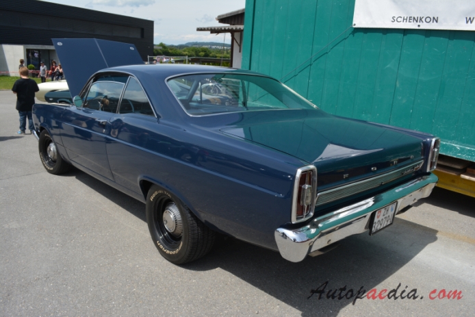 Ford Fairlane 5th generation 1966-1967 (1966 500XL hardtop 2d),  left rear view