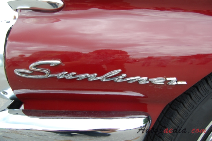 Ford Galaxie 2. generacja 1960-1964 (1961 Sunliner convertible 2d), emblemat bok 