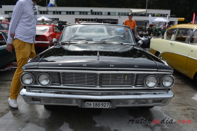 Ford Galaxie 2nd generation 1960-1964 (1964 Galaxie 500 XL 352 cabriolet 2d), front view