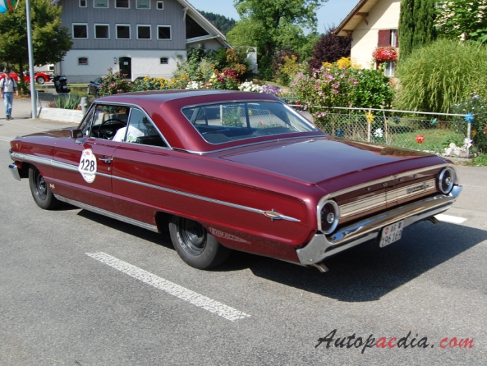 Ford Galaxie 2nd generation 1960-1964 (1964 Galaxie 500 XL hardtop 2d),  left rear view