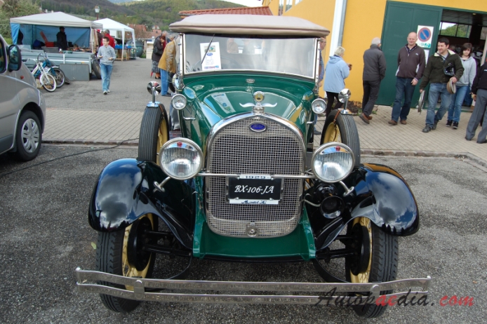 Ford Model A 1927-1931 (1929 roadster 2d), front view