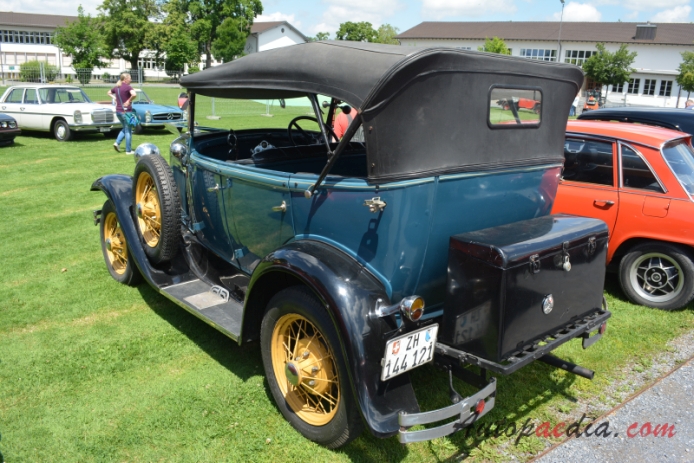 Ford Model A 1927-1931 (1930 phaeton 4d), lewy tył