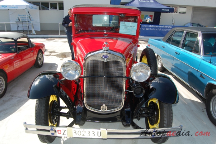 Ford Model A 1927-1931 (1930 pickup 2d), front view