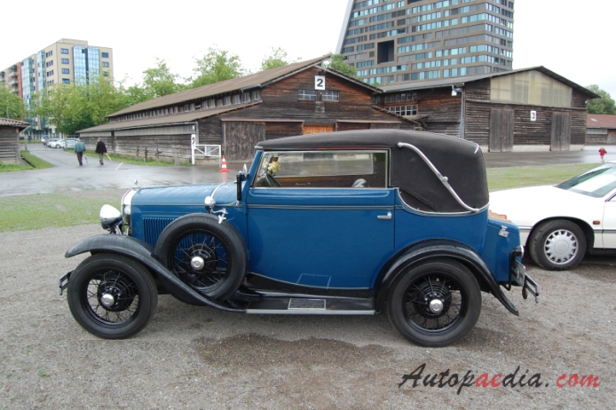 Ford Model A 1927-1931 (1931 convertible 2d), left side view