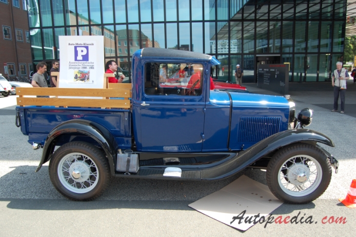 Ford Model A 1927-1931 (pickup 2d), right side view