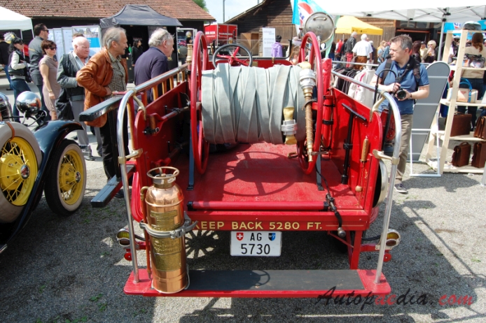 Ford Model T 1908-1927 (1917-1925 wóz strażacki), tył