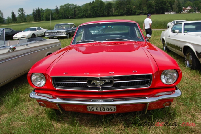 Ford Mustang 1st generation 1964-1973 (1965 289 cu in Fastback), front view