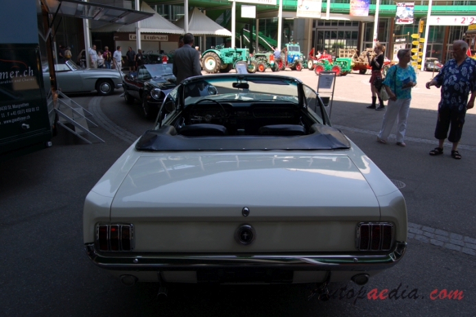 Ford Mustang 1st generation 1964-1973 (1965 Convertible), rear view