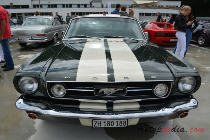 Ford Mustang 1st generation 1964-1973 (1966 289 GT fastback 2d), front view