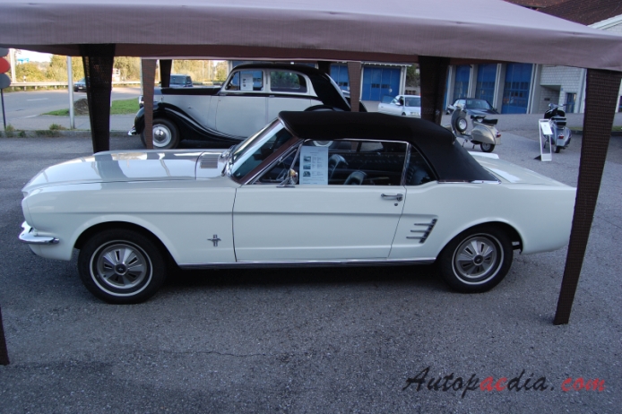 Ford Mustang 1st generation 1964-1973 (1966 Convertible), left side view