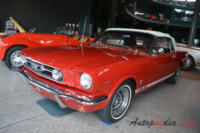 Ford Mustang 1st generation 1964-1973 (1966 GT Convertible 2d), left front view