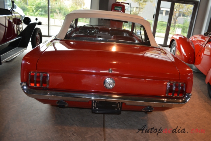 Ford Mustang 1st generation 1964-1973 (1966 GT Convertible 2d), rear view