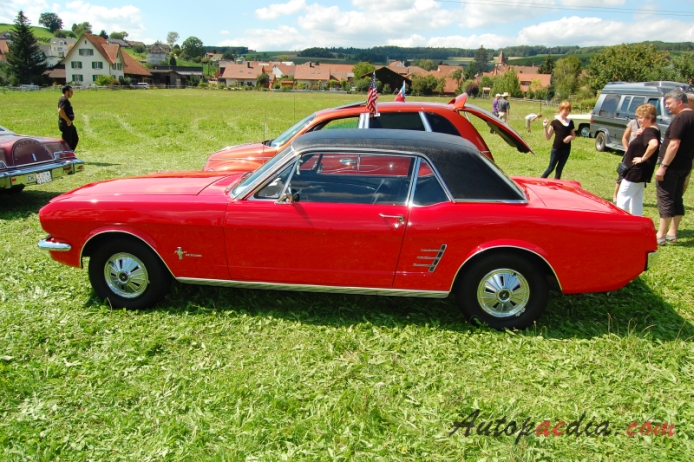 Ford Mustang 1st generation 1964-1973 (1966 Hardtop), left side view