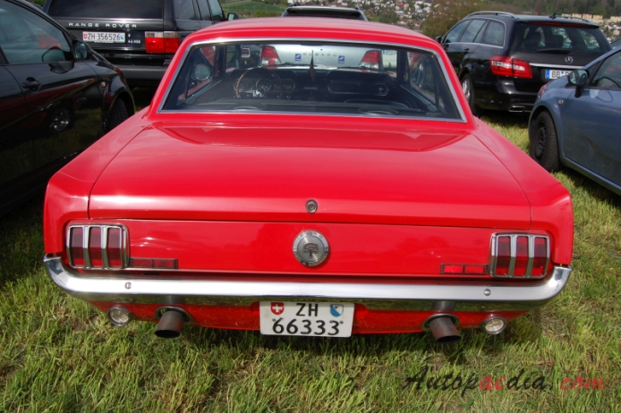 Ford Mustang 1. generacja 1964-1973 (1966 Hardtop 289 cu in GT), tył