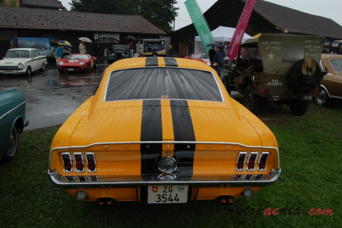Ford Mustang 1. generacja 1964-1973 (1967 Fastback GT), tył
