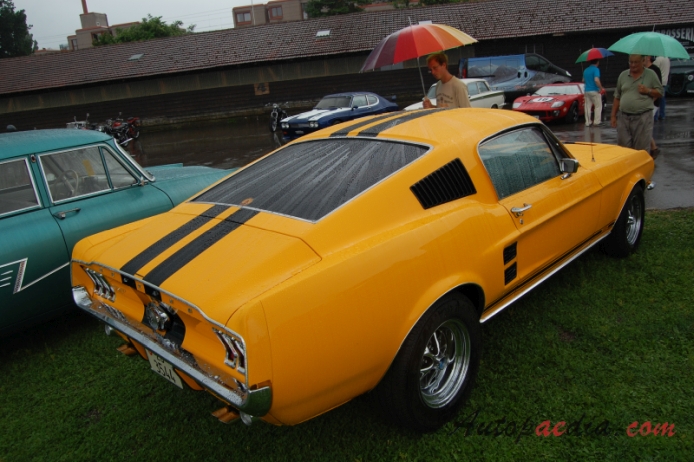 Ford Mustang 1st generation 1964-1973 (1967 Fastback GT), right rear view