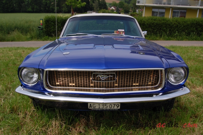 Ford Mustang 1st generation 1964-1973 (1968 hardtop), front view