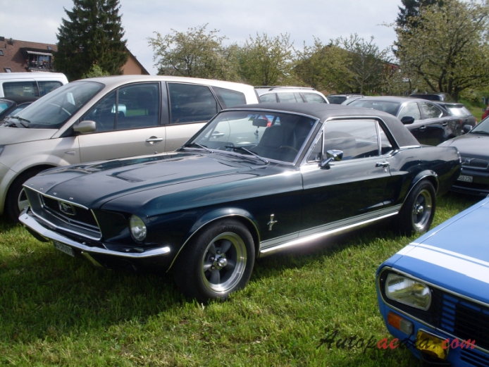 Ford Mustang 1. generacja 1964-1973 (1968 hardtop), lewy przód