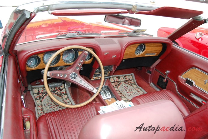 Ford Mustang 1st generation 1964-1973 (1969 Convertible 2d), interior