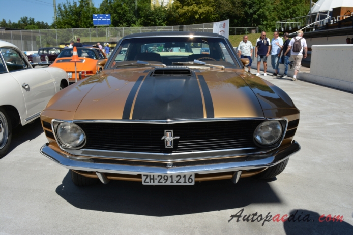 Ford Mustang 1st generation 1964-1973 (1970 Grande hardtop), front view