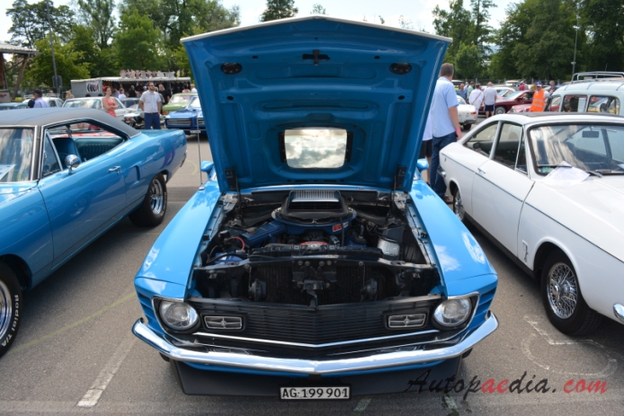 Ford Mustang 1. generacja 1964-1973 (1970 Mach 1 fastback), przód