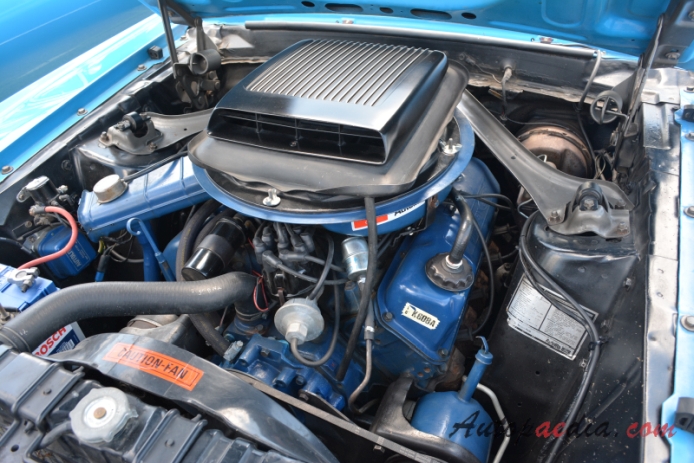 Ford Mustang 1. generacja 1964-1973 (1970 Mach 1 fastback), silnik 