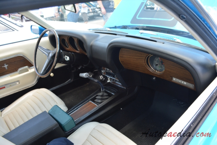 Ford Mustang 1st generation 1964-1973 (1970 Mach 1 fastback), interior