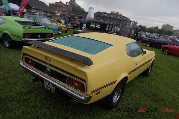Ford Mustang 1. generacja 1964-1973 (1971-1972 Mach 1 fastback), prawy tył