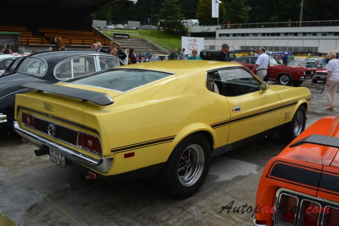 Ford Mustang 1. generacja 1964-1973 (1971-1972 Mach 1 fastback), prawy tył