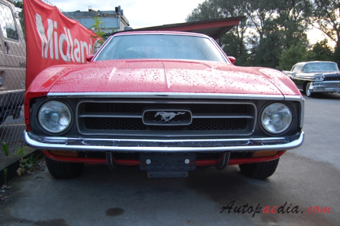 Ford Mustang 1st generation 1964-1973 (1971-1972 hardtop 2d), front view