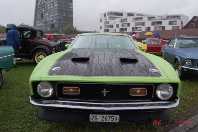 Ford Mustang 1st generation 1964-1973 (1971 Boss 351 fastback), front view