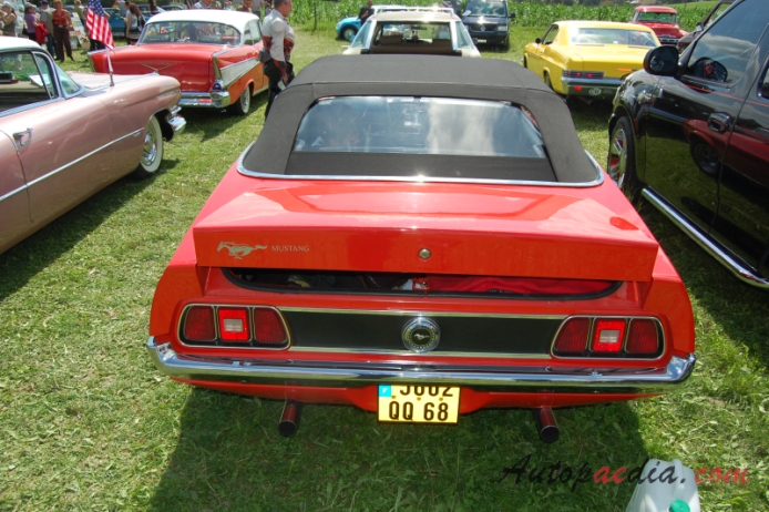 Ford Mustang 1st generation 1964-1973 (1972 T5 Convertible), rear view