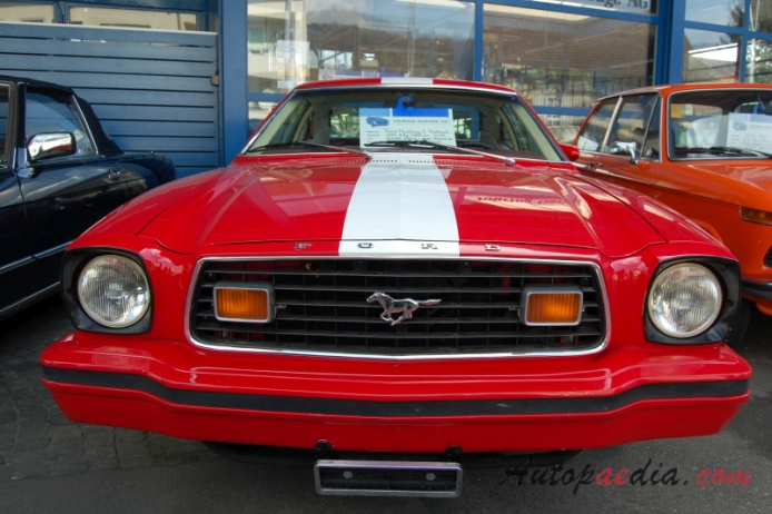 Ford Mustang 2nd generation 1974-1978 (1977 hatchback 3d), front view