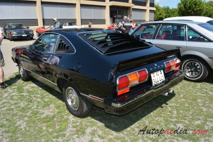 Ford Mustang 2nd generation 1974-1978 (hatchback 3d),  left rear view