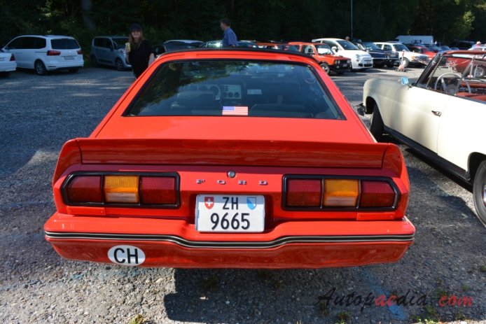 Ford Mustang 2nd generation 1974-1978 (targa top Coupé 2d), rear view